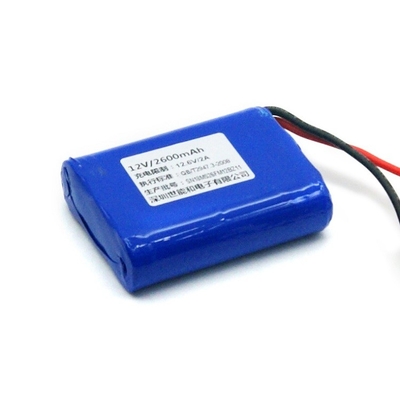 Caméras rechargeables du cycle de longue durée 12v 2.6ah Li Ion Battery Pack For Digital
