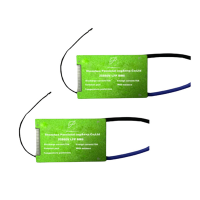 Équilibre de la batterie BMS Common Port With du système de gestion de batterie 72V 24S 30A LiFePO4