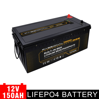 Paquet rechargeable de batterie au lithium LiFePO4 de la longue durée 12v 150ah pour l'énergie solaire de rv