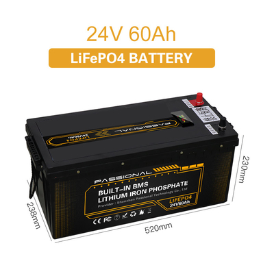 24V rechargeable 60Ah remplacer la caisse d'ABS de batterie au plomb pour le chariot élévateur électrique EV