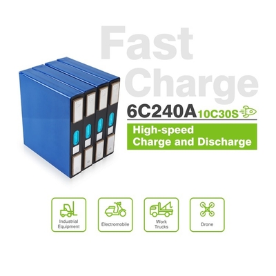 marchandises prêtes des cellules de batterie 6C de 40Ah 3.2V LiFePO4 de charge&amp;discharge constant prismatique de haut débit une catégorie