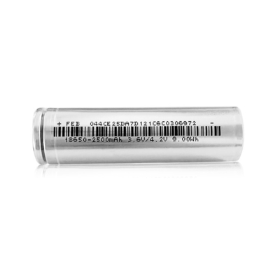 Cellule de batterie transparente du lithium 18650 de film de cycle de longue durée 2500mah 3.7v rechargeable