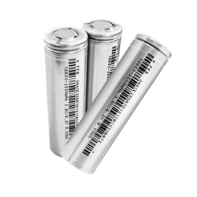 Cellule de batterie transparente du lithium 18650 de film de cycle de longue durée 2500mah 3.7v rechargeable