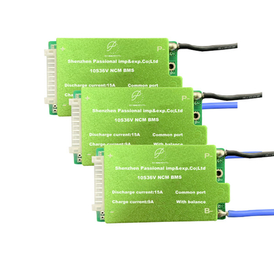 ODM 0.065mm Li Ion Battery BMS, carte PCB BMS 10S 36V 15A de batterie au lithium