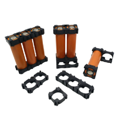 Cellule 18.4mm 18650 du support 3 de batterie au lithium du support de batterie ABS707 18650 support de 2 cellules
