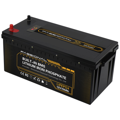 Paquet rechargeable de batterie au lithium LiFePO4 de la longue durée 12v 150ah pour l'énergie solaire de rv