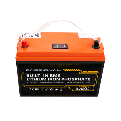 paquet de batterie au lithium de 12V 100Ah LiFePO4 pour le vélo électrique du scooter E du chariot élévateur EV de stockage de l'énergie