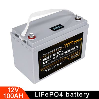 paquet de batterie au lithium de 12V 100Ah LiFePO4 pour le vélo électrique du scooter E du chariot élévateur EV de stockage de l'énergie