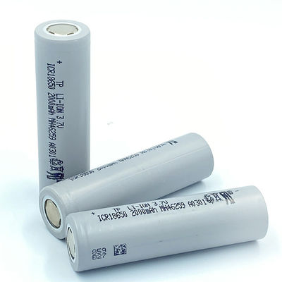 3,7 cellule de batterie de l'ion 18650 de lithium des cellules de batterie de V 2000mah 18650 10C pour le chariot de golf
