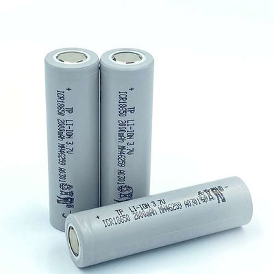 3,7 cellule de batterie de l'ion 18650 de lithium des cellules de batterie de V 2000mah 18650 10C pour le chariot de golf
