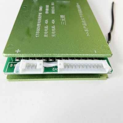 3.7V port commun de la carte PCB Li Ion Protection Board BMS 17S 60V 45A avec l'équilibre