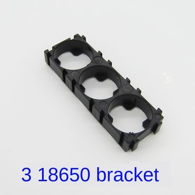 Cellule 18.4mm 18650 du support 3 de batterie au lithium du support de batterie ABS707 18650 support de 2 cellules