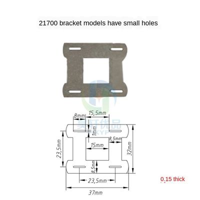 Support de batterie espaçant la bande du nickel 2P 21700 de 23.5mm pour la connexion de batterie