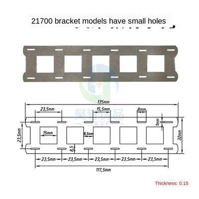 Support de batterie espaçant la bande du nickel 2P 21700 de 23.5mm pour la connexion de batterie