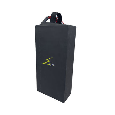 Paquet noir 21700 de batterie au lithium de 60v 53ah 16S11P LiFePO4