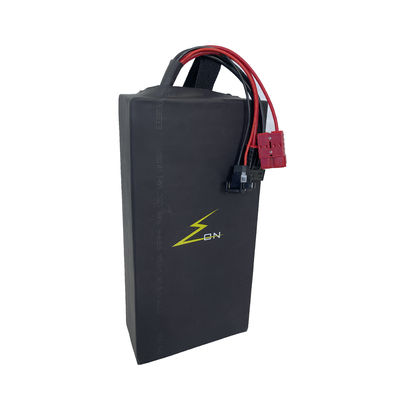 Paquet noir 21700 de batterie au lithium de 60v 53ah 16S11P LiFePO4